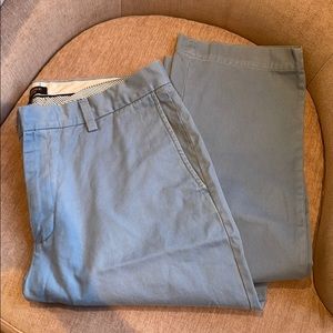 Light blue chinos, size 34x34. Straight leg.